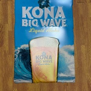 Big‎ Wave Metal Sign - Kona Big Wave